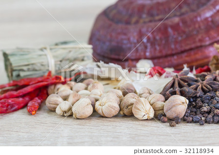 Healthy thai food recipes concept Healthy thai food recipes concept 32118934