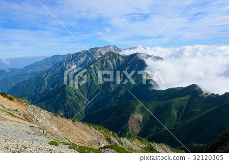 北阿爾卑斯山脈立山山脈Tangatsudake  -  Hakuba Miyama 32120305