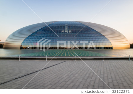 Beijing National Centre Performing Arts at sunset Beijing National Centre Performing Arts at sunset 32122271