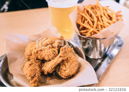 炸雞,雞肉,雞塊,Fried chicken, chicken 32122838