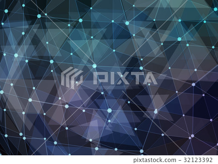 Abstract network data connection 32123392