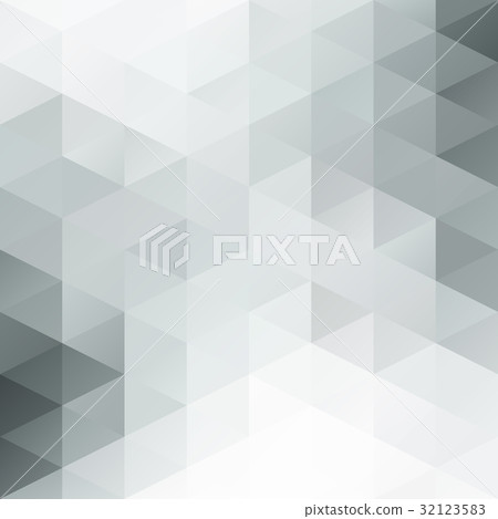 Gray Grid Mosaic Background - Stock Illustration [32123583] - PIXTA