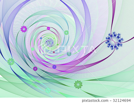 Abstract fractal image Abstract fractal image 32124694