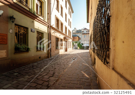 Krakow old city center view Krakow old city center view 32125491