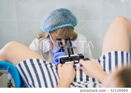 Female Gynecologist During Examination In Her 32126969