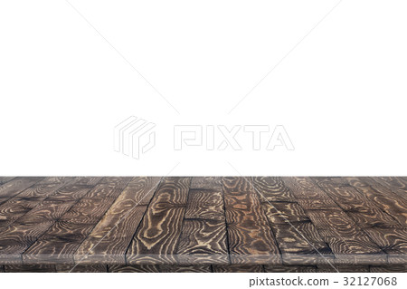 Rustic wooden table vintage style in perspective Rustic wooden table vintage style in perspective 32127068