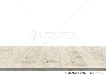 Rustic wooden table vintage style in perspective Rustic wooden table vintage style in perspective 32127142