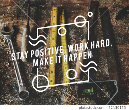 Work Hard Talent Positive Challenge Improvement Work Hard Talent Positive Challenge Improvement 32130153