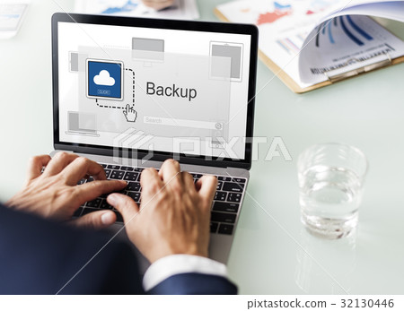 Cloud Computing Back Up Download Network 32130446