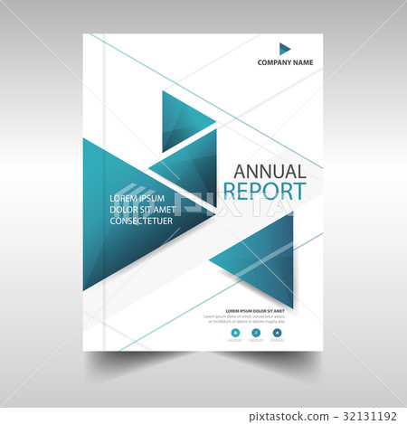 Blue triangle business Brochure Leaflet Flyer Blue triangle business Brochure Leaflet Flyer 32131192