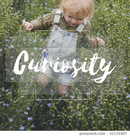 Innocence Adorable Playful Curiosty Pure Word 32133897