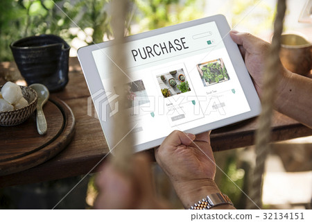 E-Commerce Online Shopping Plant Sale E-Commerce Online Shopping Plant Sale 32134151