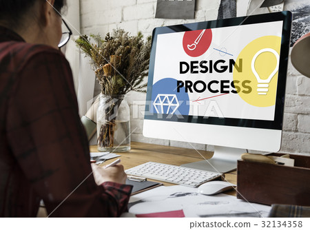 Creativity artistic ideas icon graphic Creativity artistic ideas icon graphic 32134358
