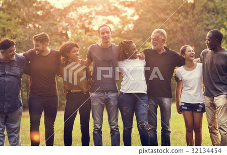 Group of Diversity People Teamwork Together Group of Diversity People Teamwork Together 32134454