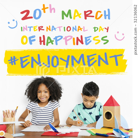 International Day Of Happiness Concept 32136062