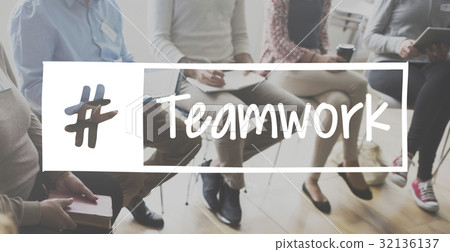Teamwork Brainstorm Together Hashtag Word Teamwork Brainstorm Together Hashtag Word 32136137