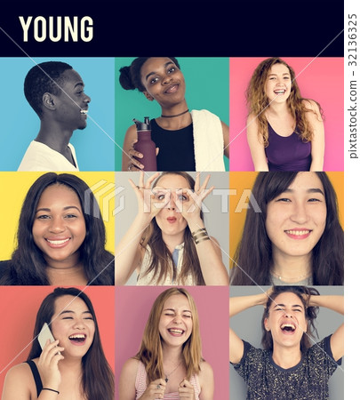 Studio People Collage Youth Concept Studio People Collage Youth Concept 32136325