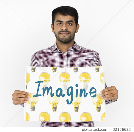 Imagine Light Bulb Ideas Icon 32136623