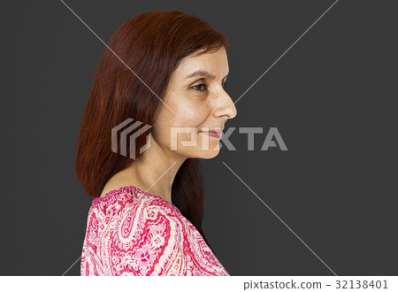 Indian woman portrait studio shoot Indian woman portrait studio shoot 32138401