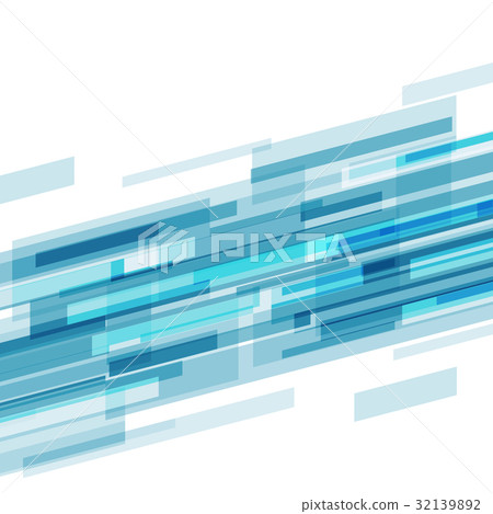 Blue abstract tech futuristic stripes background Blue abstract tech futuristic stripes background 32139892