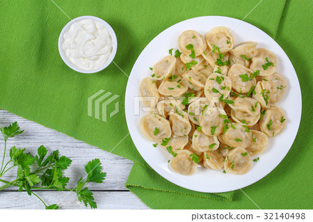 homemade meat dumplings of wholemeal flour homemade meat dumplings of wholemeal flour 32140498