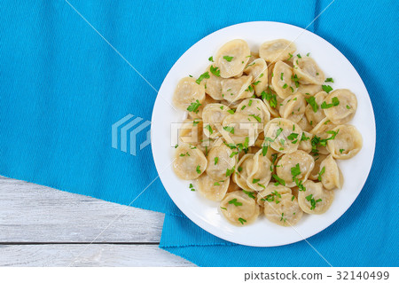 hot meat dumplings of wholemeal flour hot meat dumplings of wholemeal flour 32140499