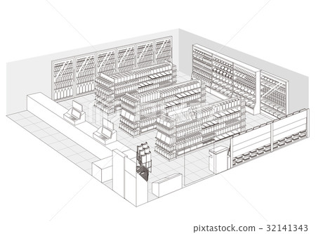 convenience store  32141343