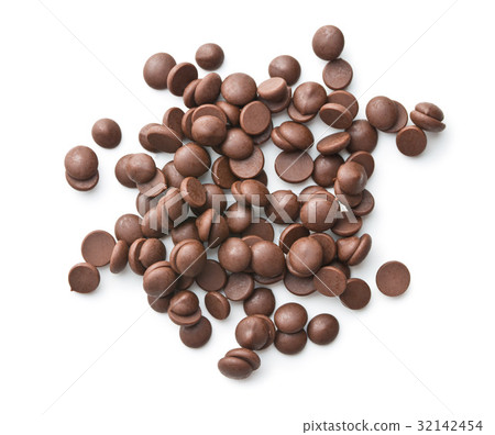 Tasty chocolate morsels. Tasty chocolate morsels. 32142454