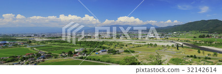 Aizu Basin and Bandai Mountain 32142614