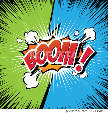 Boom! Comic Speech Bubble. Boom! Comic Speech Bubble. 32145040
