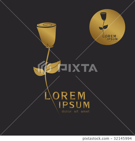 logo Rose Flower logo Rose Flower 32145994