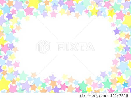 Star colorful frame - Stock Illustration [32147236] - PIXTA