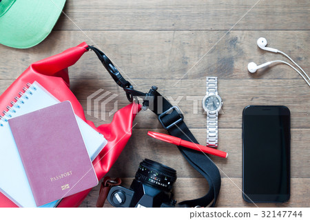 Travel items and accessories with mobile device Travel items and accessories with mobile device 32147744