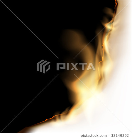 Burning white sheet 32149292