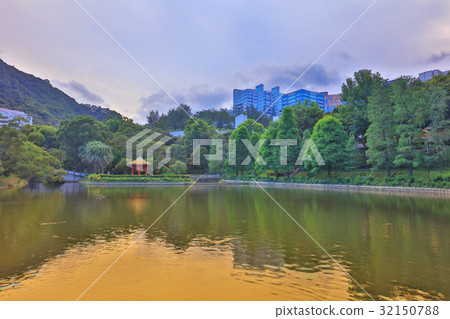 CUHK Reflection of the Lake Shatin CUHK Reflection of the Lake Shatin 32150788