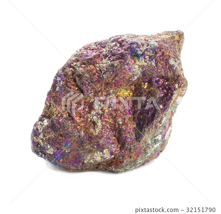 Chalcopyrite isolated on white 32151790