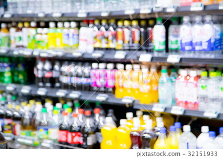 背景模糊軟飲料，軟飲料，非酒精，飲料，飲料，塑料瓶， 32151933