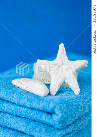 Soft blue towels Soft blue towels 32153973