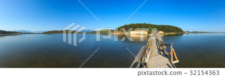 Isolated monastery (Zvernec, Albania). 32154363
