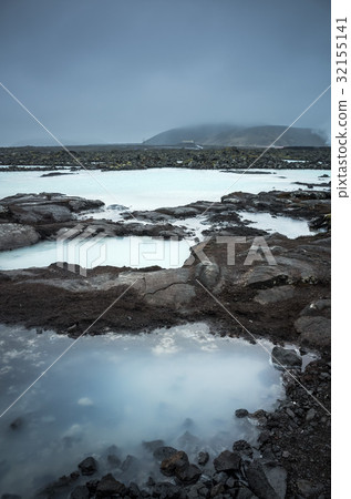 Iceland, Blue lagoon landscape Iceland, Blue lagoon landscape 32155141