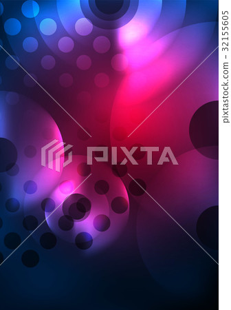 Glowing circles in the dark Glowing circles in the dark 32155605