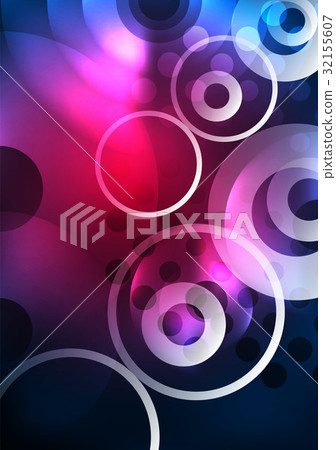 Glowing circles in the dark Glowing circles in the dark 32155607