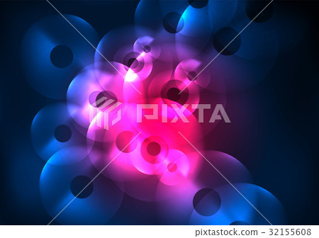 Glowing circles in the dark Glowing circles in the dark 32155608