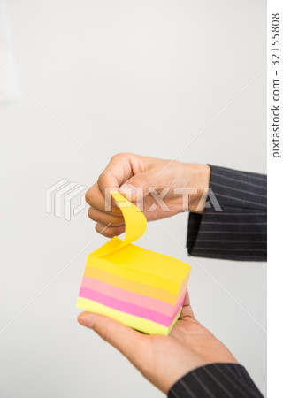 Business meeting Core working meeting carrier woman female sticky note post it Business meeting Core working meeting carrier woman female sticky note post it 32155808