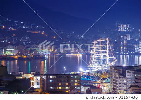 長崎的夜景 32157430
