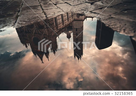 Siena Cathedral reflection 32158365