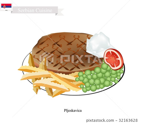 Pljeskavica or Meat Patties, The National Dish 32163628