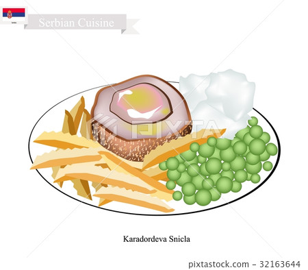 Karadordeva Snicla, One of The Most Famous Dish 32163644