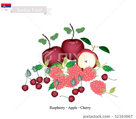 Raspberry, Apple Cherry,The Famous Fruits Serbia 32163667