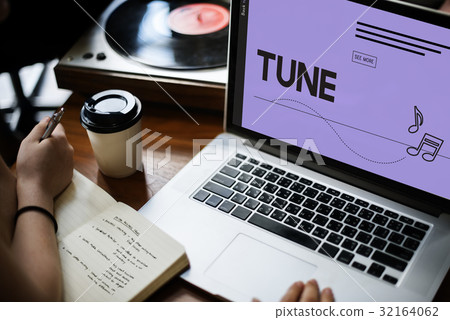 Entertainment Musical Note Tune Graphic 32164062